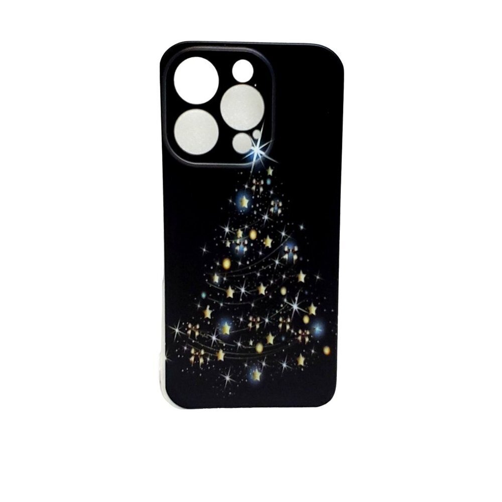 Iphone 14 Pro Lighted Tree Black Background Phone Case